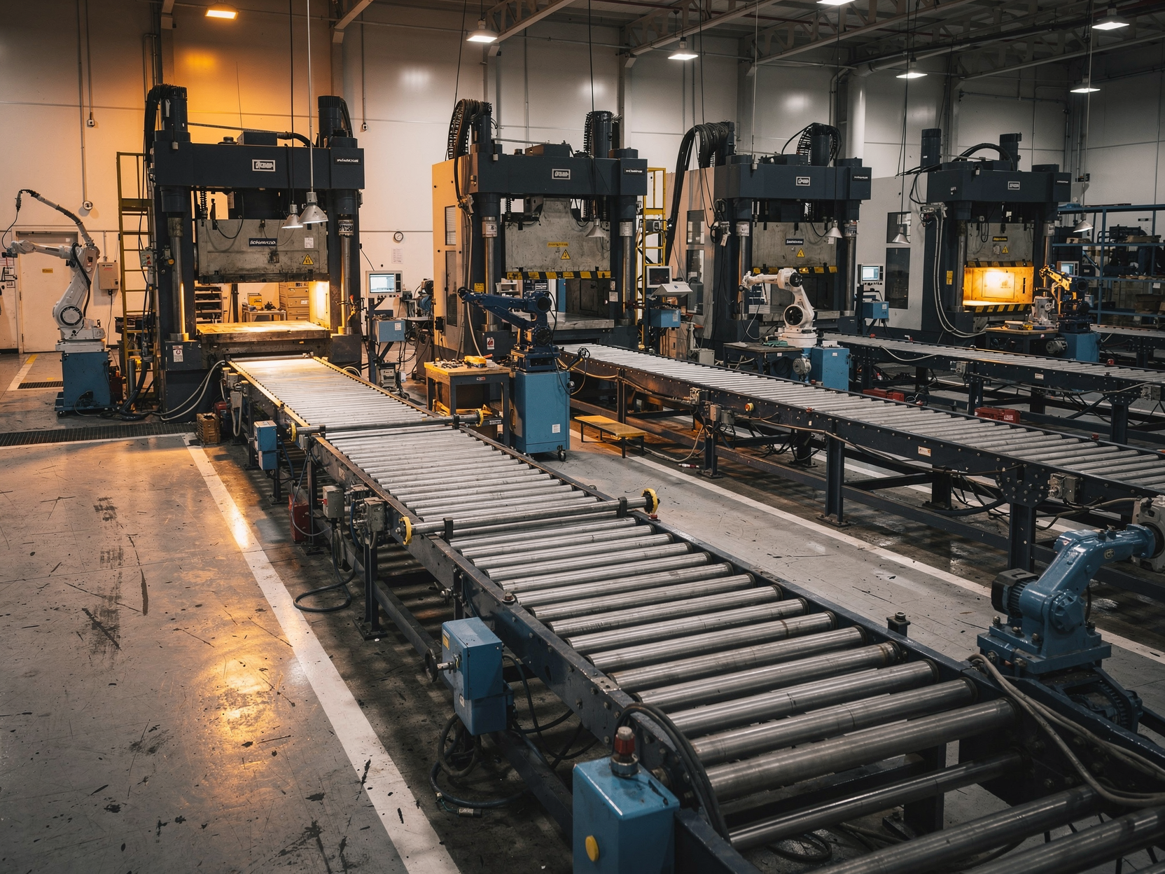 Manufacturing plant floor